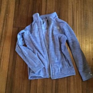 North Face purple jacket size 14/16